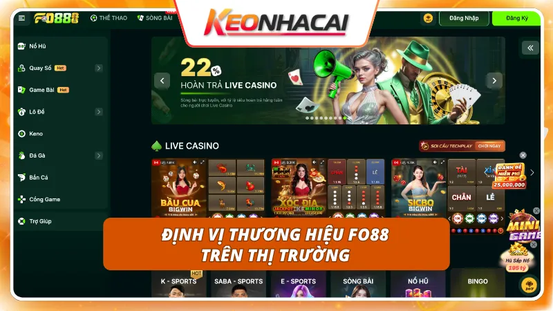Không gian giải trí trực tuyến đẳng cấp dành cho mọi cược thủ