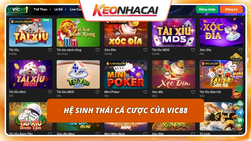 Danh mục sản phẩm đa dạng đáp ứng đầy đủ mọi nhu cầu giải trí