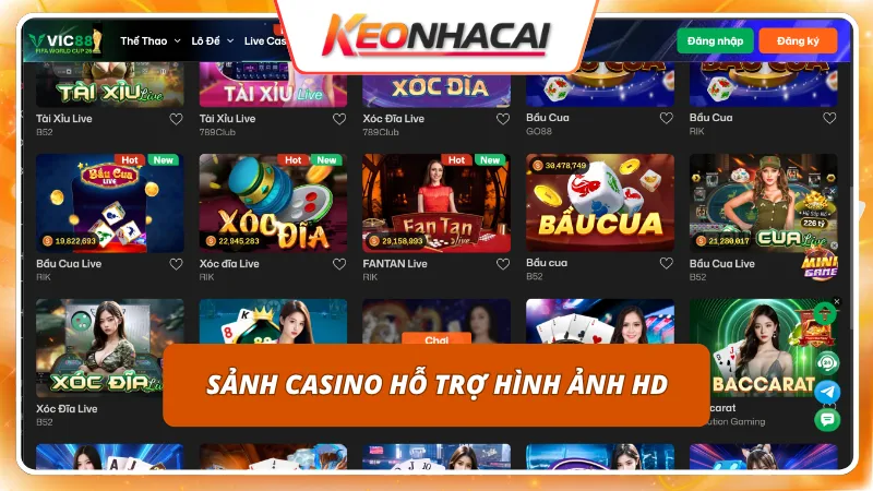 Bàn chơi chuyên nghiệp mang đến trải nghiệm sòng bài chân thực