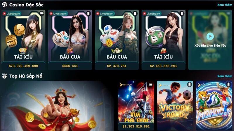 Các sản phẩm giải trí đa dạng